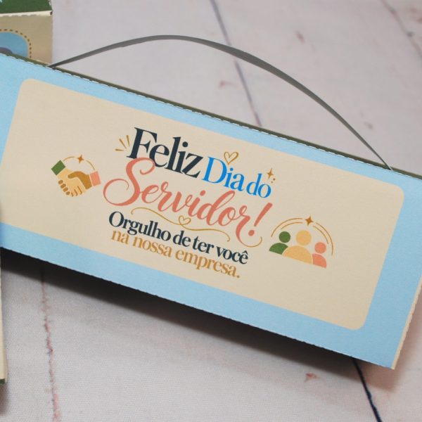 Dia do Servidor Público Caixinha para Caixa de Bis