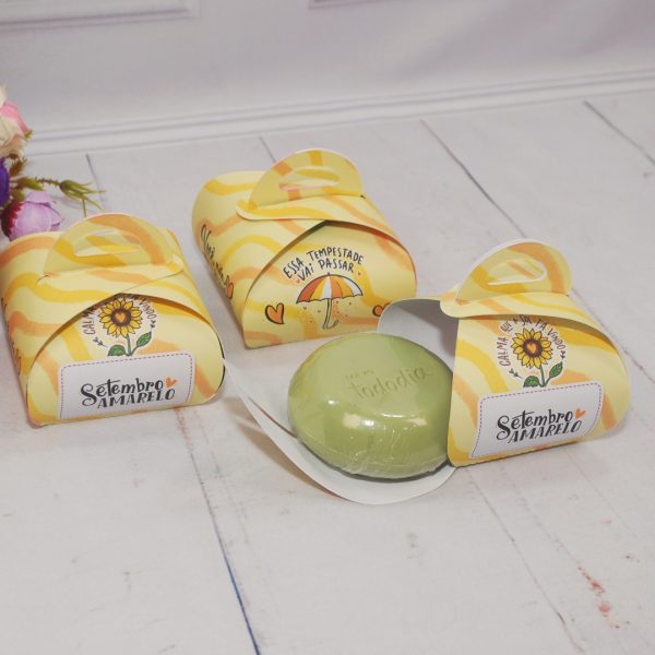 Setembro Amarelo Caixinha para Sabonete